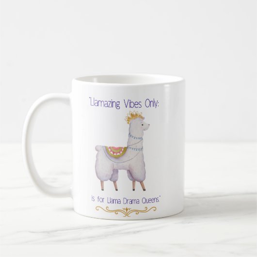 LLAMA QUOTE KAFFEETASSE (Links)