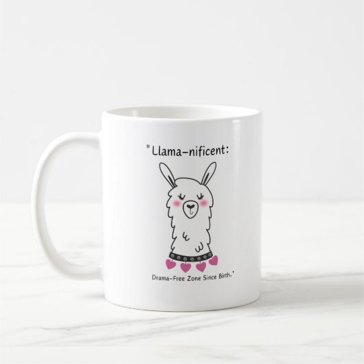 LLAMA QUOTE KAFFEETASSE (Links)