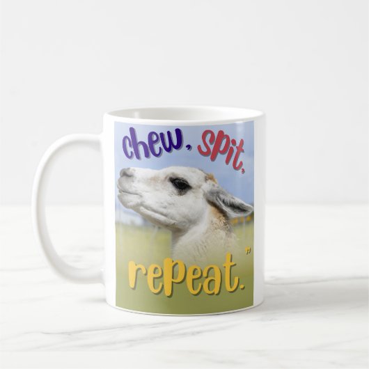 LLAMA QUOTE KAFFEETASSE (Links)