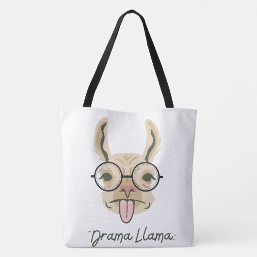 LLAMA QUOTE STIL TASCHE (Rückseite)
