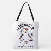 LLAMA QUOTE STIL TASCHE (Rückseite)