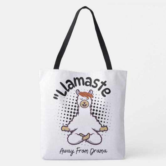 LLAMA QUOTE STIL TASCHE (Rückseite)