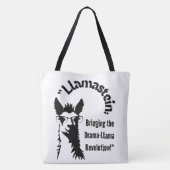 LLAMA QUOTE STIL TASCHE (Rückseite)