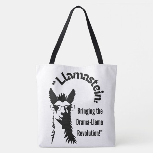 LLAMA QUOTE STIL TASCHE (Rückseite)