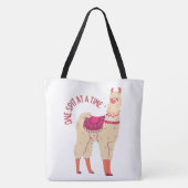 LLAMA QUOTE STIL TASCHE (Rückseite)
