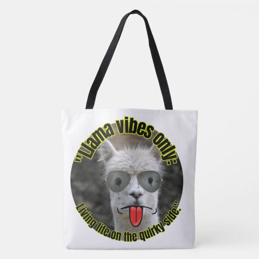 LLAMA QUOTE STIL TASCHE (Vorderseite)