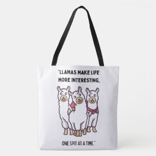 LLAMA QUOTE STIL TASCHE