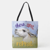 LLAMA QUOTE STIL TASCHE (Vorderseite)