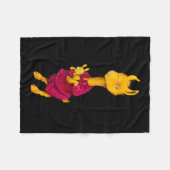 Llama Red Pajama für Kinder Fleecedecke (Vorderseite (Horizontal))