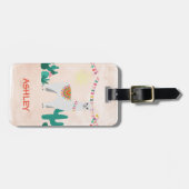 Llama Reise Gepäckanhänger (Vorderseite horizontal)