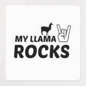 LLAMA ROCKS ETIKETTEN (Design 1)