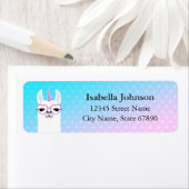 Llama Rücksendeadressen-Aufklebers (Insitu)