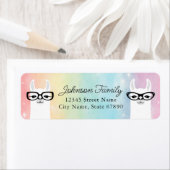 Llama Rücksendeadressen-Aufklebers (Insitu)