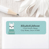 Llama Rücksendeadressen-Aufklebers (Insitu)