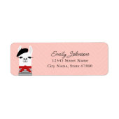 Llama Rücksendeadressen-Aufklebers (Vorne)