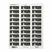 Llama Rücksendeadressen-Aufklebers Fiesta Alpaca M (Vorne)