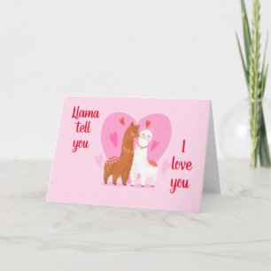 Llama Sage dir geklappte Grußkarte Karte