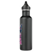 Llama sagt dir Rock | Quirkische Pose in Sonnenbri Edelstahlflasche (Rechts)