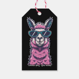 Llama sagt dir Rock Quirkische Pose in Sonnenbri Geschenkanhänger
