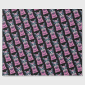 Llama sagt dir Rock | Quirkische Pose in Sonnenbri Geschenkpapier (Flach)