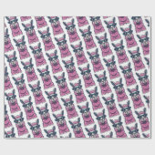 Llama sagt dir Rock | Quirkische Pose in Sonnenbri Geschenkpapier (Flach)