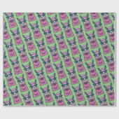 Llama sagt dir Rock | Quirkische Pose in Sonnenbri Geschenkpapier (Flach)