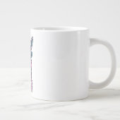 Llama sagt dir Rock | Quirkische Pose in Sonnenbri Jumbo-Tasse (Rechts)