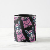 Llama sagt dir Rock | Quirkische Pose in Sonnenbri Tasse (Zentrum)