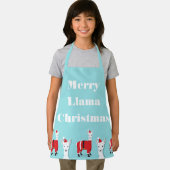 Llama Santa Animal Weihnachts-Schürze Schürze (Insitu)