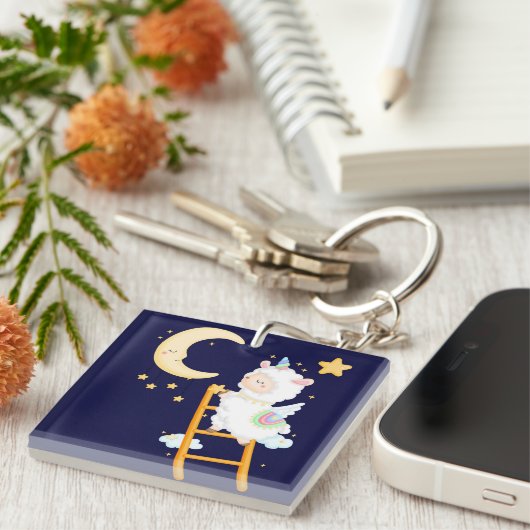 Llama Schlüsselanhänger (Vorderseite rechts)