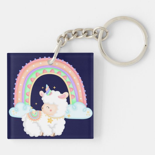 Llama Schlüsselanhänger (Rückseite)