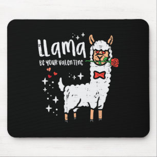 Llama sei dein Valentinstag-Alpaka Männer Jungen K Mousepad