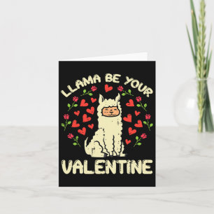 Llama sei dein Valentinstag Süße Alpaka Männer Fra Karte