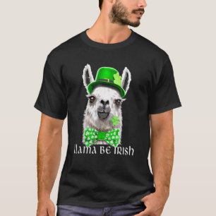 Llama sei irisch St Patrick'S Tag Llama Kobold T-Shirt