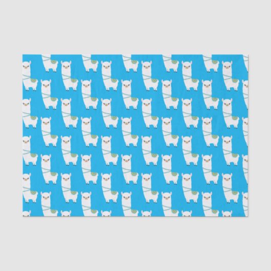 Llama Seidenpapier (Vorderseite)