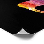 Llama. Seien Sie immer Sie selbst, außer ... Aquar Poster (Ecke)