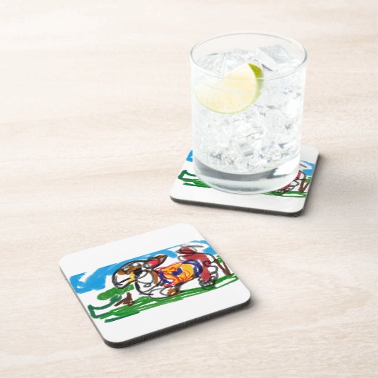 Llama Set Getränkeuntersetzer (Rechte Seite)