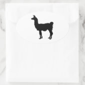 Llama Silhouette Sticker (Tasche)