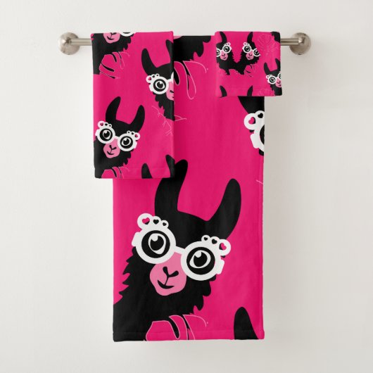 Llama Sisters Badhandtuch Set (Insitu)