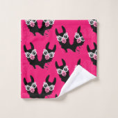 Llama Sisters Badhandtuch Set (Waschlappen)