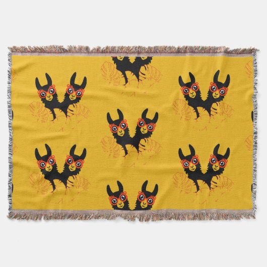 Llama Sisters Decke (Vorderseite)