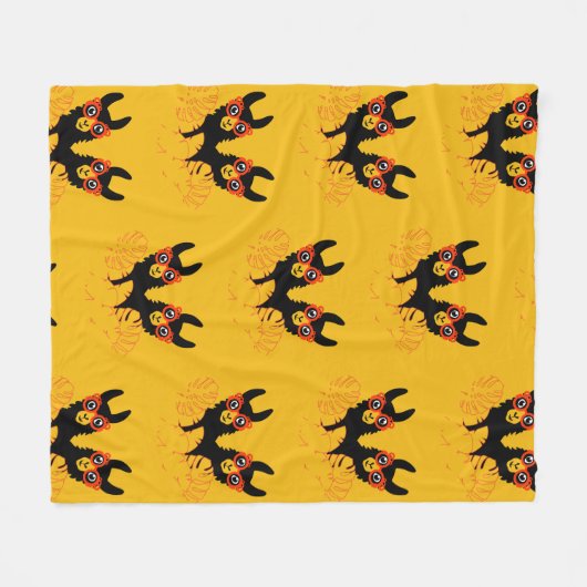 Llama Sisters Fleecedecke (Vorderseite (Horizontal))