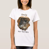 Llama Smile Cute Animal T-Shirt (Vorderseite)