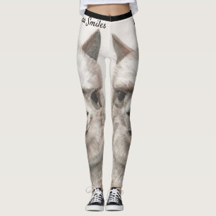 Llama Smile Original Art Workout Leggings