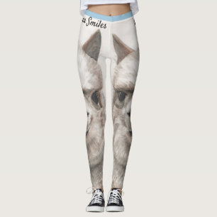Llama Smile Original Art Workout Leggings