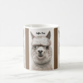 Llama Smile Personalisieren Sie große Tasse Kaffee (Mittel)