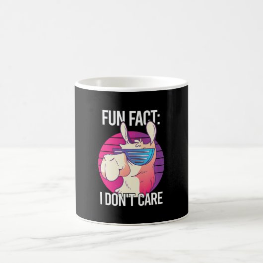 Llama Spaß, dass es mir egal ist Kaffeetasse (Mittel)