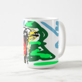 Llama Spaß Kaffeetasse (VorderseiteRechts)