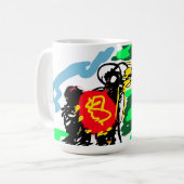 Llama Spaß Kaffeetasse (Vorderseite Links)