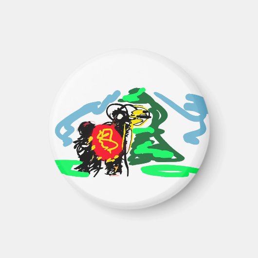 Llama Spaß Magnet (Vorne)